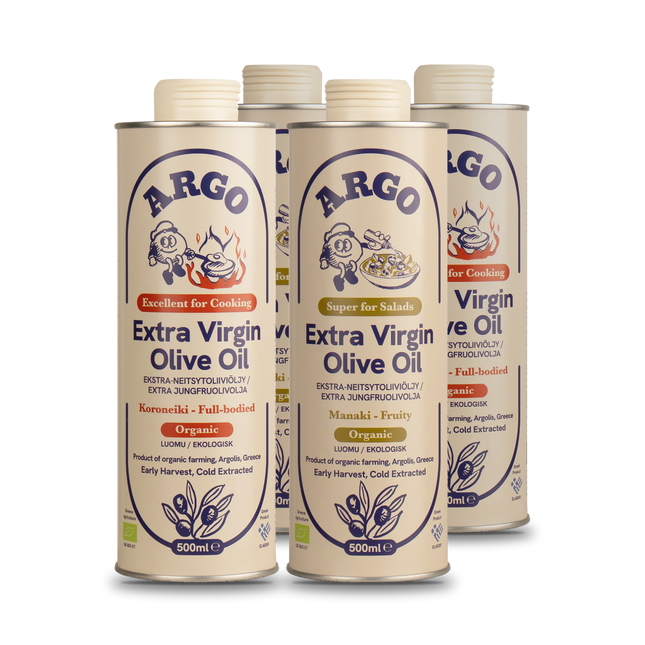 Argo 4-pack, kaksi Koroneikia ja kaksi Manakia, 500 ml tölkit