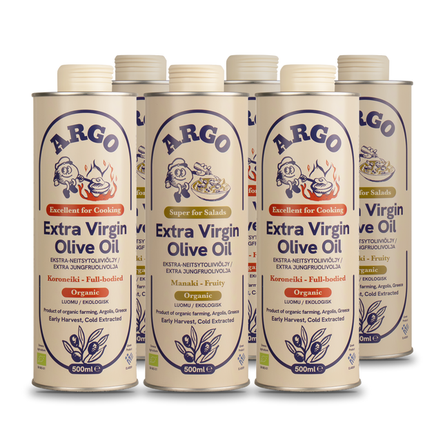 Argo 6-pack, kolme Koroneikia ja kolme Manakia, 500 ml tölkit