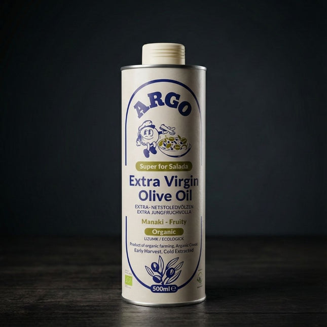 Argo - Manaki (500ml) 100% Organic EVOO