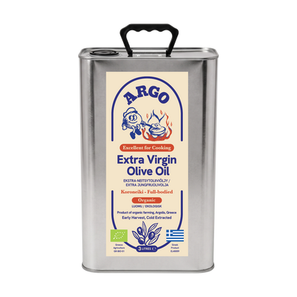 Argo - Koroneiki (3L) 100% Organic EVOO