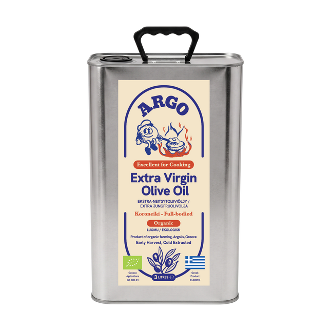 Argo - Koroneiki (3L) 100% Organic EVOO